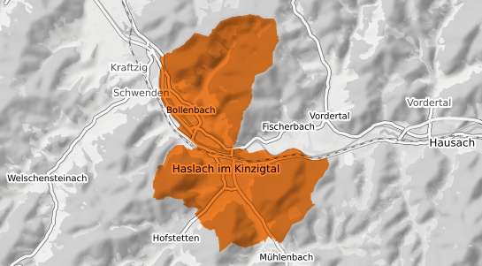 Mietspiegelkarte Haslach im Kinzigtal